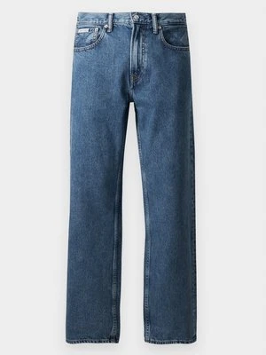 Jeansy Straight Leg Calvin Klein Jeans niebieski denim