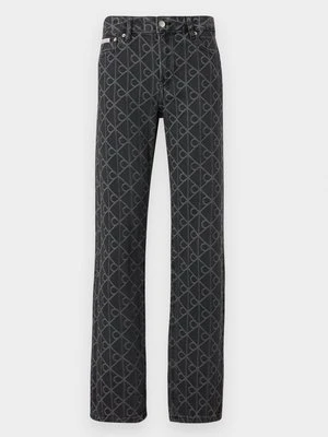 Jeansy Straight Leg Calvin Klein Jeans szary
