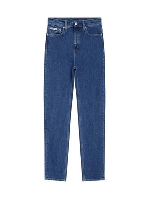 Jeansy Straight Leg Calvin Klein Jeans niebieski denim