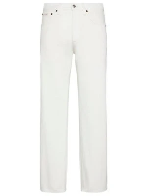 Jeansy Straight Leg Calvin Klein Jeans biały