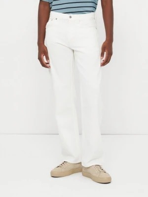 Jeansy Straight Leg Calvin Klein Jeans biały