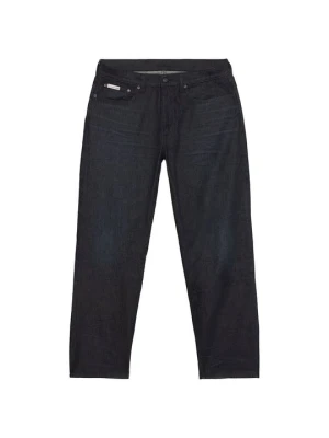 Jeansy Straight Leg Calvin Klein Jeans granatowy