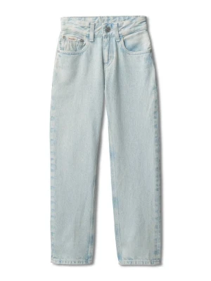 Jeansy Straight Leg Calvin Klein Jeans jasnoniebieski denim