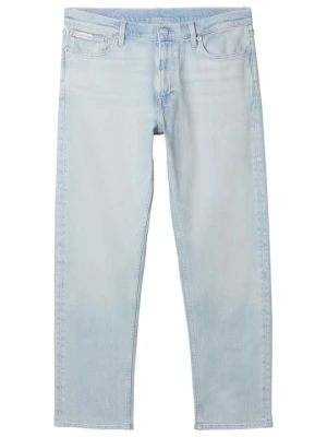 Jeansy Straight Leg Calvin Klein Jeans jasnoszary