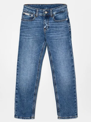 Jeansy Straight Leg Calvin Klein Jeans kamień