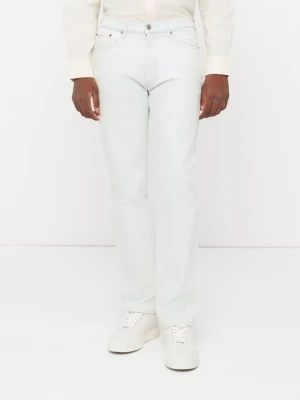 Jeansy Straight Leg Calvin Klein Jeans mleczny