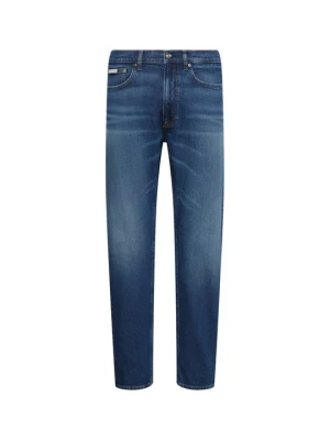 Jeansy Straight Leg Calvin Klein Jeans niebieski