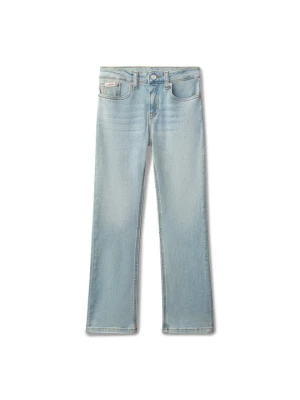 Jeansy Straight Leg Calvin Klein Jeans niebieski denim