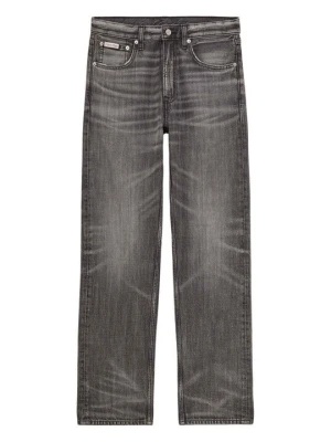 Jeansy Straight Leg Calvin Klein szary