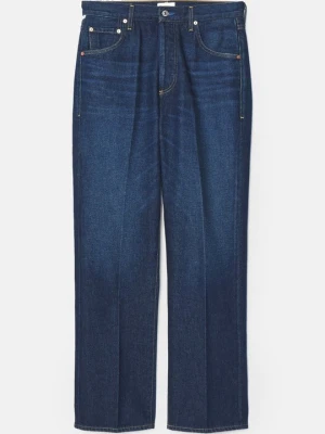 Jeansy Straight Leg Citizens of Humanity granatowy
