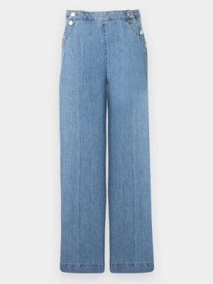 Jeansy Straight Leg CLAUDIE PIERLOT jasnoniebieski denim