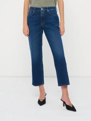 Jeansy Straight Leg Closed granatowy