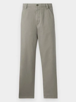 Jeansy Straight Leg Closed zielony