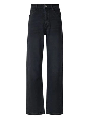 Jeansy Straight Leg comma czarny
