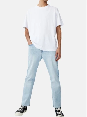Jeansy Straight Leg Cotton On niebieski