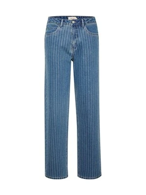 Jeansy Straight Leg Cream
