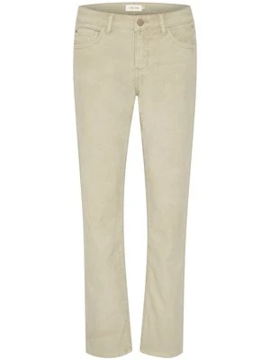 Jeansy Straight Leg Cream