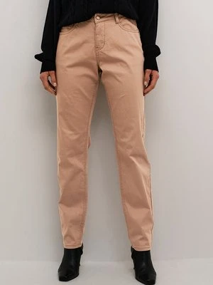 Jeansy Straight Leg Cream