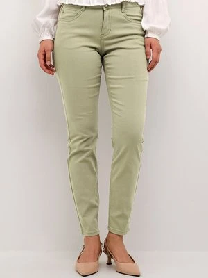 Jeansy Straight Leg Cream