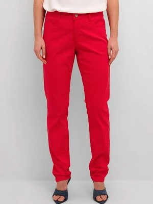 Jeansy Straight Leg Cream