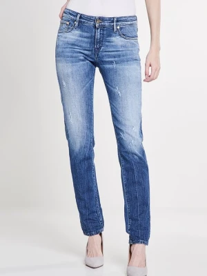Jeansy Straight Leg Denham jasnoniebieski