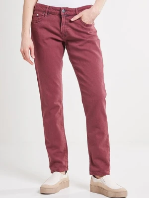 Jeansy Straight Leg Denham mauve