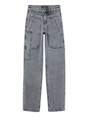 Jeansy Straight Leg Desigual szary