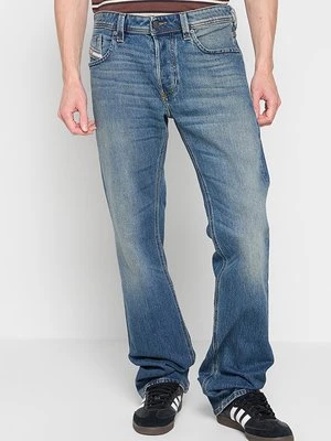 Jeansy Straight Leg Diesel niebieski denim