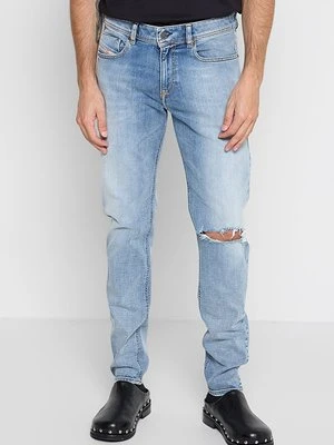 Jeansy Straight Leg Diesel niebieski denim