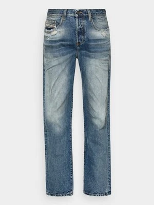 Jeansy Straight Leg Diesel niebieski denim