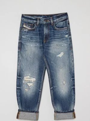 Jeansy Straight Leg Diesel niebieski