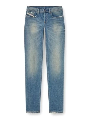Jeansy Straight Leg Diesel jasnoniebieski