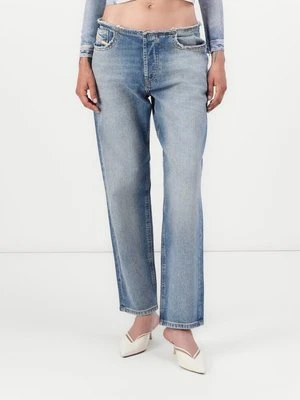 Jeansy Straight Leg Diesel niebieski denim