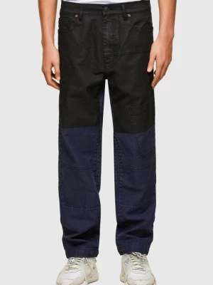 Jeansy Straight Leg Diesel granatowy