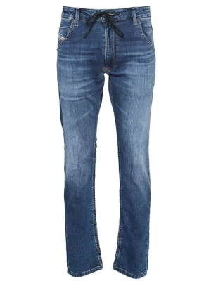 Jeansy Straight Leg Diesel granatowy