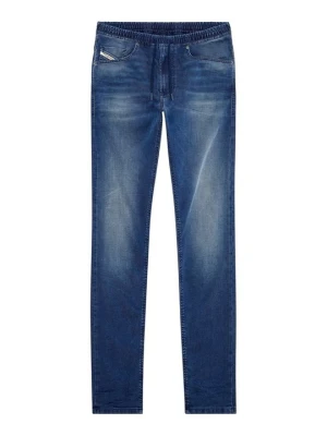 Jeansy Straight Leg Diesel granatowy