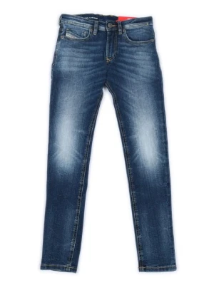 Jeansy Straight Leg Diesel niebieski