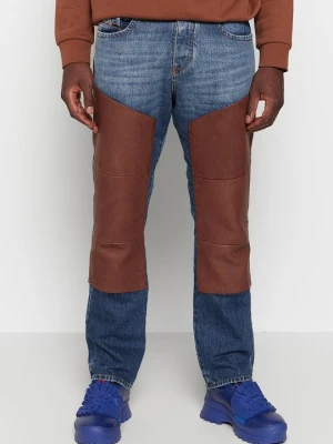 Jeansy Straight Leg Diesel niebieski