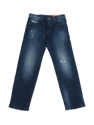 Jeansy Straight Leg Diesel niebieski