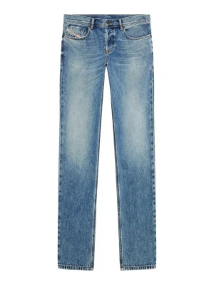 Jeansy Straight Leg Diesel niebieski