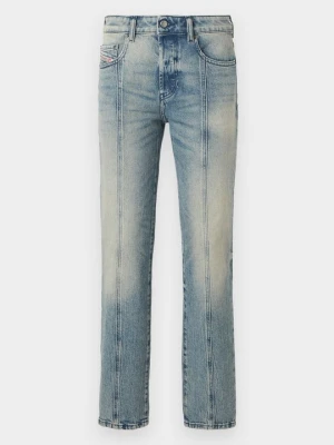 Jeansy Straight Leg Diesel niebieski denim