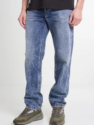 Jeansy Straight Leg Diesel niebieski denim