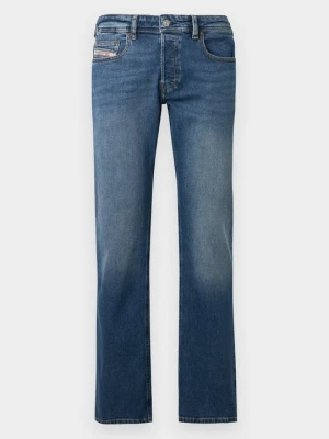 Jeansy Straight Leg Diesel niebieski denim