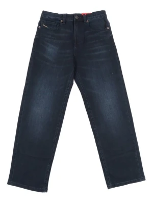 Jeansy Straight Leg Diesel niebieski denim