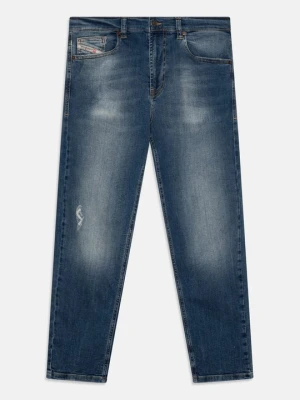 Jeansy Straight Leg Diesel niebieski denim