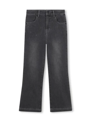 Jeansy Straight Leg DKNY czarny