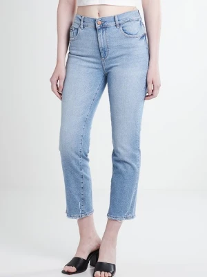 Jeansy Straight Leg DL1961 niebieski