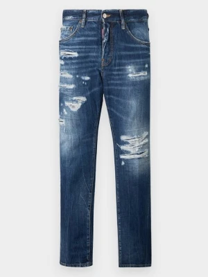 Jeansy Straight Leg Dsquared2 niebieski denim