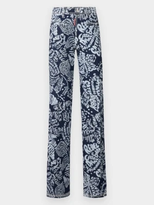 Jeansy Straight Leg Dsquared2 niebieski denim
