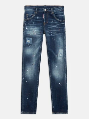 Jeansy Straight Leg Dsquared2 niebieski denim